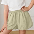 thumbnail image 6 of Jinhomg Kids Girls Elastic Waist Skort Cute Bubble Skirt Shorts with Pockets Solid Color Fashion Summer Sporty Skorts for Kids 4-15 Years, 6 of 7