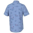 thumbnail image 2 of Huk Kona Button Down Shirt - Short Sleeve - Americookin Quiet Harbor, 2 of 2
