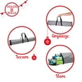 thumbnail image 3 of Simplify 30" Wrapping Paper Storage Bag, Holiday Storage Polyester, Grey, 3 of 7
