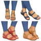 thumbnail image 3 of Sandalias de senderismo para mujer, cómodas sandalias deportivas ajustables para acampar al aire libre, sandalias deportivas antideslizantes con punta abierta para playa y agua., 3 of 4