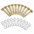thumbnail image 3 of 10 Pieces Shear Cotter Pins Replacement Set Metal Construction Snowblower Accessories for Winter Use, 3 of 8