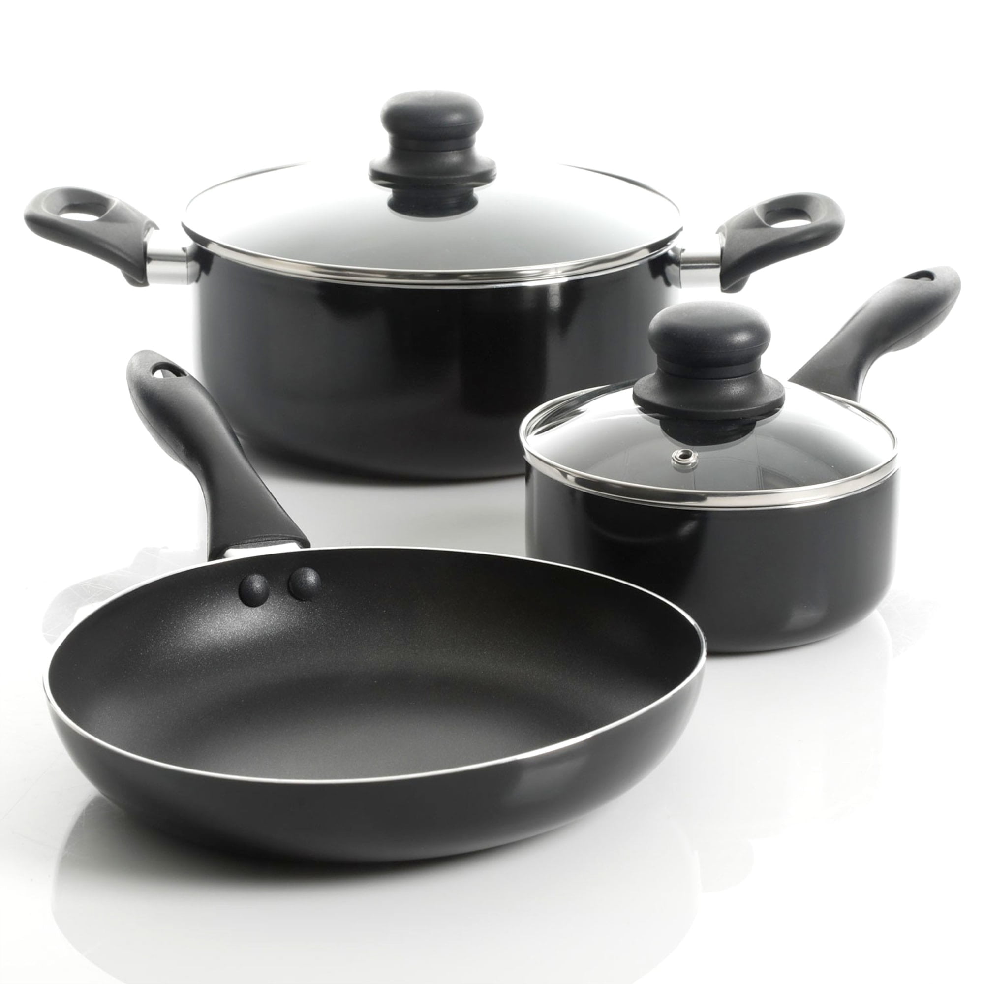 Gibson All U Need 45 Piece Dinnerware Cookware Combo Set in White