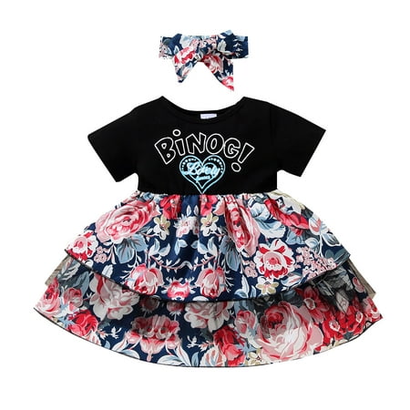 

KI-8jcuD Kids Formal Dresses for Girls Kids Girls Toddler Beach Letters Prints Short Sleeves Princess Girls Dress Bowknot Hairband Cloths Floral Overall Dress Girls Toddler Girls Christmas Dress Gir