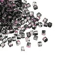 thumbnail image 1 of Uxcell 200 Pcs Cuentas de Cubo de Cristal, 7mm Transparentes Cuentas Cuadradas Facetadas para Manualidades de Joyería DIY Pulsera Aretes Collar, Púrpura Oscuro, 1 of 6