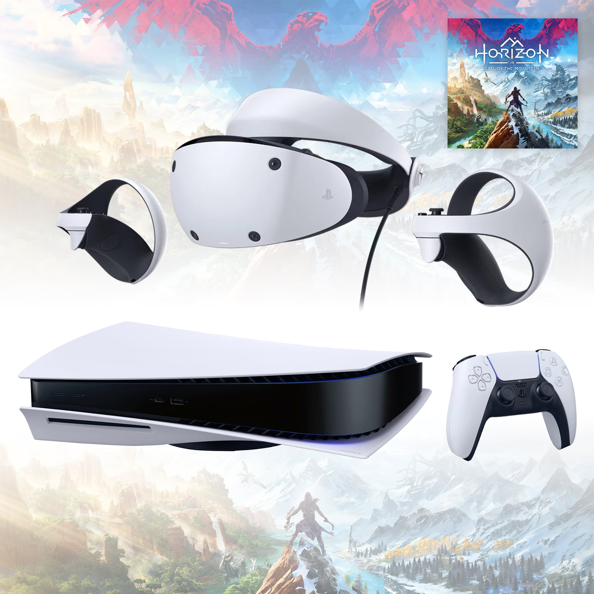 Sony PlayStation VR2 CFI-ZVR1 Horizon Call Of The Mountain Bundle for PS5