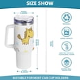thumbnail image 3 of SKYSONIC Insulated Tumblers with Lids and Straws Handles 40oz Water Bottle Cartoon Horse Travel Mug Reusable Stainless Steel Thermos Vacuum, 3 of 7