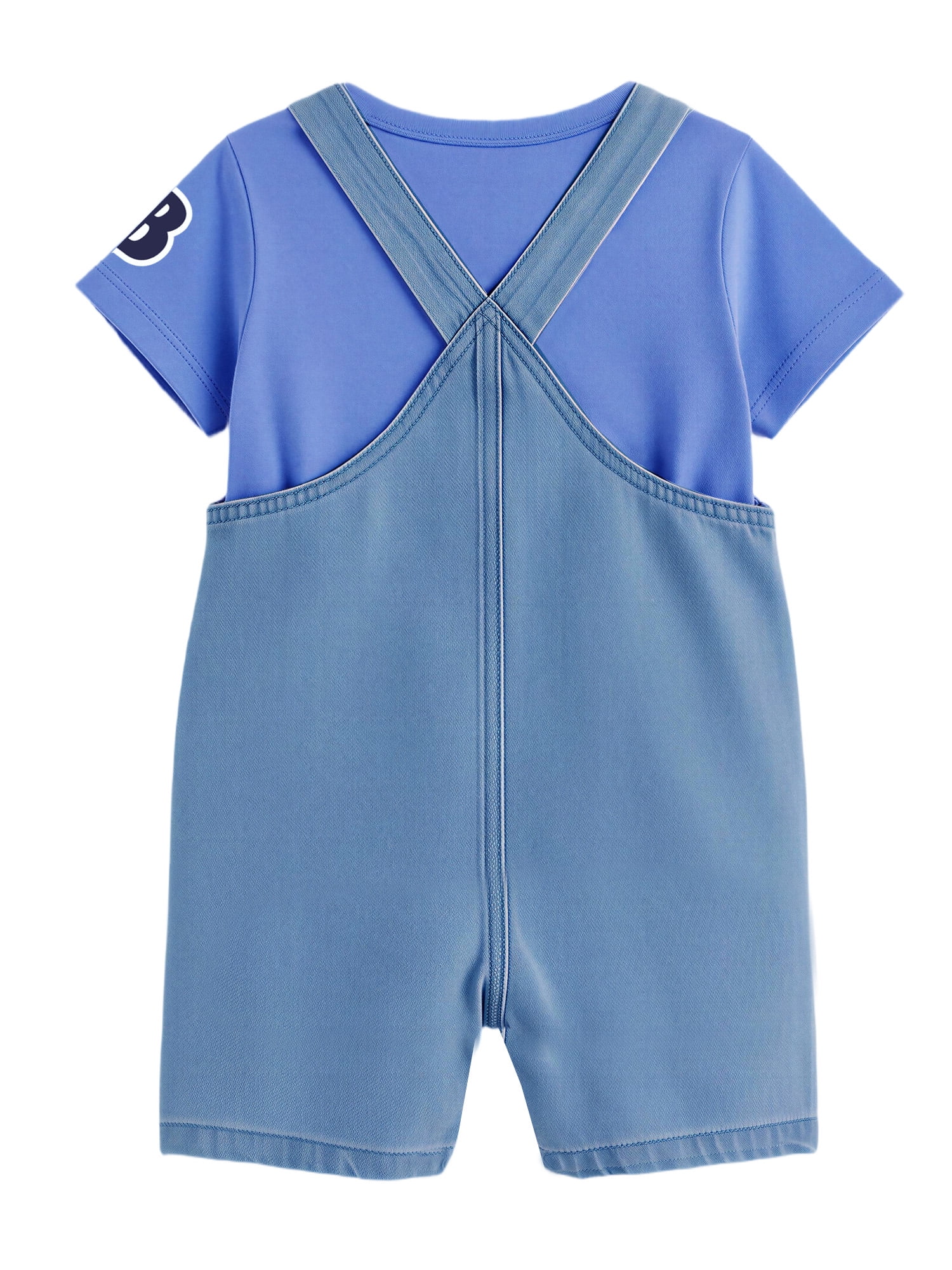 Bluey Baby Boy 2 Piece Shortall Set, Sizes 0-24 Months