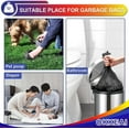 thumbnail image 5 of Small Garbage Bags for Bathroom Can 5 Liter Trash Bags 1.2 Gallon Waste Basket Liners for Bathroom Mini Trash Plastic Bags Black, 5 of 12