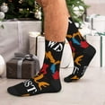 thumbnail image 7 of Vsdgher Not All Who Wander Are Lost Hiking Unisex Crew Socks Lightweight Breathable Ventilation Ankle Socks, Mid-calf socks for Daily, 7 of 7