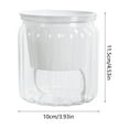 thumbnail image 3 of QISIWOLE Self Watering Planter Plastic, 4 Inch Plant Pots Indoor, Small Self Watering Orchid Pot Pumpkin Planter Flower Pot for All House Plants, Flowers, African Violets (Clear), 3 of 6
