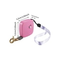 thumbnail image 3 of Retractable Dog Leash for Small Dogs and Cats, Anti-Pull Strong Nylon Tape with Hands-Free Wrist Strap, Mini Portable Walking Leash with One-Hand Brake for Safe Control, 3 of 4
