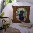 thumbnail image 3 of Carolines Treasures SS8264PW1414 Portuguese Water Dog Fabric Decorative Pillow, 14Hx14W, multicolor, 3 of 4
