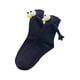 thumbnail image 5 of Calcetines de pareja con ventosas, calcetines deportivos atléticos, calcetines altos hasta el tobillo, calcetines de negro, 5 of 8