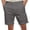 #0362-Dark Gray, variant on Solid Twill Cuffed Chino Shorts Button Waist Straight Fit Five Inch Casual Bottoms For Outdoor Daily Wearing Dark Gray S Gift