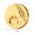 thumbnail image 3 of Peggybyg Special-shaped Enamel Head Invitation Envelope Wax Sealing Head for Wedding Card, 3 of 6