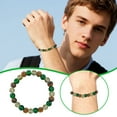 thumbnail image 1 of Bracelet en Cristal Unisexe Style Neutre de Haute Qualité Bracelet Perlé Fait Main, 1 of 7