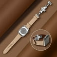 thumbnail image 2 of LEIXIUER Genuine Leather Compatible with Apple Watch Band 40mm 41mm 44mm 38mm 45mm 49mm 42mm Women Men, Genuine Quality Leather Wristbands Replacement for iWatch Series Ultra 9 8 7 SE 6 5 4 3 2 1, 2 of 6