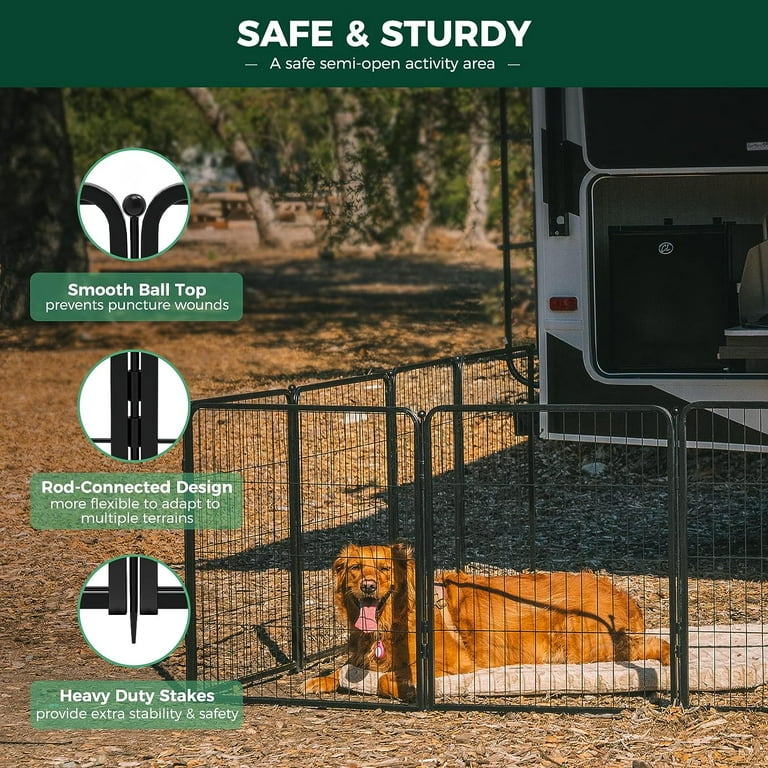 Flexible dog cheap fence