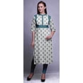 thumbnail image 2 of Bimba Printed Indian Top Long Kurti Dress Straight Tunic DressesForWomen, 2 of 5