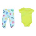 thumbnail image 2 of Conjunto Baby Creysi para Niño Estampado Caritas Felices Cuello Redondo Multicolor Talla 6 M 2 Piezas, 2 of 4
