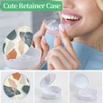 thumbnail image 4 of TIHYWR Retainer Case, Denture & Orthodontic Aligner Case With Mirror & Ventilation, Desert Leaf, 4 of 7