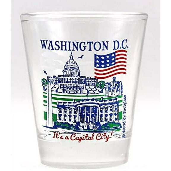 Washington D.C. Great American Cities Collection Shot Glass