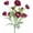 Purple, variant on Artificial Ranunculus Flowers with Real Touch Stem Spray for Home Garden Decoration (White)