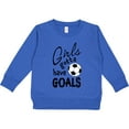 thumbnail image 2 of Inktastic Girls Gotta Have Goals Soccer Toddler Sweatshirt, 2 of 4