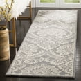 thumbnail image 2 of SAFAVIEH Blossom Travis Damask Wool Runner Rug, Blue/Ivory, 2'3" x 8', 2 of 5