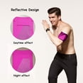 thumbnail image 4 of Bolsa de ejercicio para el brazo, banda elástica para el brazo, artículos pequeños para hacer ejercicio en carrera, rosa roja, 4 of 5