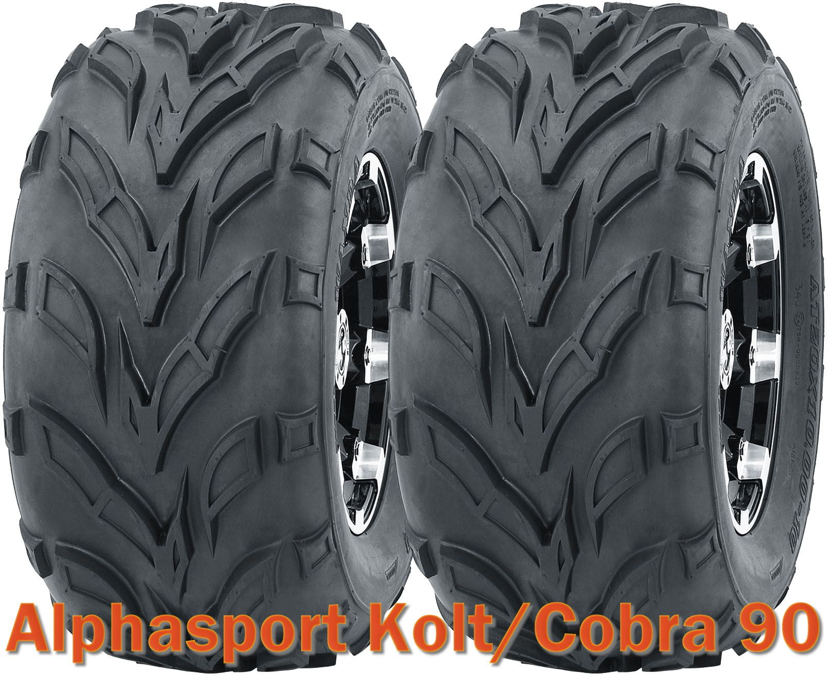 (2) Honda TRX 400EX 400X Sportrax 400EX Rear 20x10-9 20x10x9 Hi-Speed ATV  Tires - Walmart.com