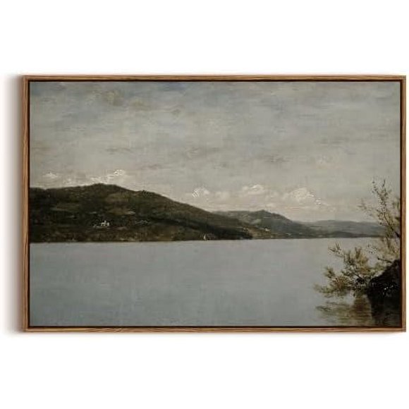 Aaroca InSimSea Framed Canvas Wall Art Vintage Decor Vintage Outskirts Painting Prints Art Canvas Posters Framed/Unframed