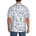 thumbnail image 7 of Goofa Dock Rudder Printed Men's Casual Short-sleeved Shirt,Lightweight Breathable Button-down,Summer Casual men's top,Versatile Fashion shirt-XX-Large, 7 of 7