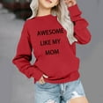 thumbnail image 2 of TFEOQRY Toddler Girls And Boys Hoodless Sweatshirts Long Sleeved Printed Round Neck Top shirt, 2 of 4