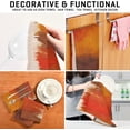 thumbnail image 5 of Coolnut 4 PCS Kitchen Dish & Tea Towels, Red Brown Reusable Cloths for Cooking and Drying Dishes for Home Kitchen Cleaning, 28"x18", 5 of 5
