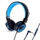 thumbnail image 5 of Seitruly Auriculares con cable de 3,5mm con micrófono integrado para niños, auriculares con Control de línea de protección auditiva, curso en línea Type2 NO2, 5 of 6