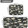 thumbnail image 3 of GZHJMY Daisy Pattern Kitchen Rug Set of 2 Non Slip Washable Cushioned Anti-Fatigue Kitchen Mat Comfort Standing Floor Mat for Kitchen Washroom Bedroom Carpet Runner, 3 of 7