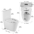 thumbnail image 2 of Bothwa Home One Piece Elongated Dual Flush Toilet, 2 of 10
