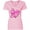 AD-Pink, variant on Inktastic Breast Cancer Awareness Pink Ribbon Around Heart Women's V-Neck T-Shirt