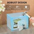 thumbnail image 2 of Small Safe Box - Key Lock Coffre Fort Steel High  Safety Box, 0.23 Cubic  Safes for /Office/Hotel, Small  Safe Box for     Passport White, 2 of 6