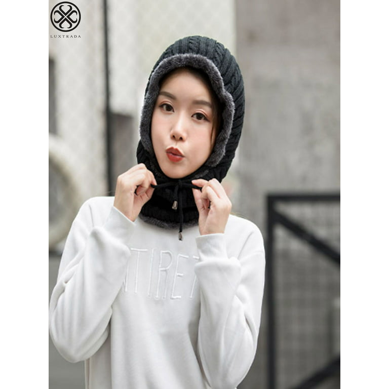 Fashion Designer Suit Set: Winter Beanie Hat, And Scarf For Women