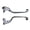 Chrome, variant on Skull Brake Clutch Levers for Harley Softail Sportster Cruiser Road King Fat Boy Night Train Dyna Cruiser
