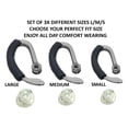 thumbnail image 2 of 3 almohadillas de repuesto del mismo tamaño bucles de gancho para la oreja kit de ajuste de repuesto de espuma para Plantronics Cs540 Savi W440 W740 W745 Wh500 Earloops Earhook Ear Bud Sleeve Part (, 2 of 4