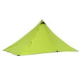 thumbnail image 1 of Tente Pyramide Légère de Camping Randonnée Randonnée Auvent Vert, 1 of 10