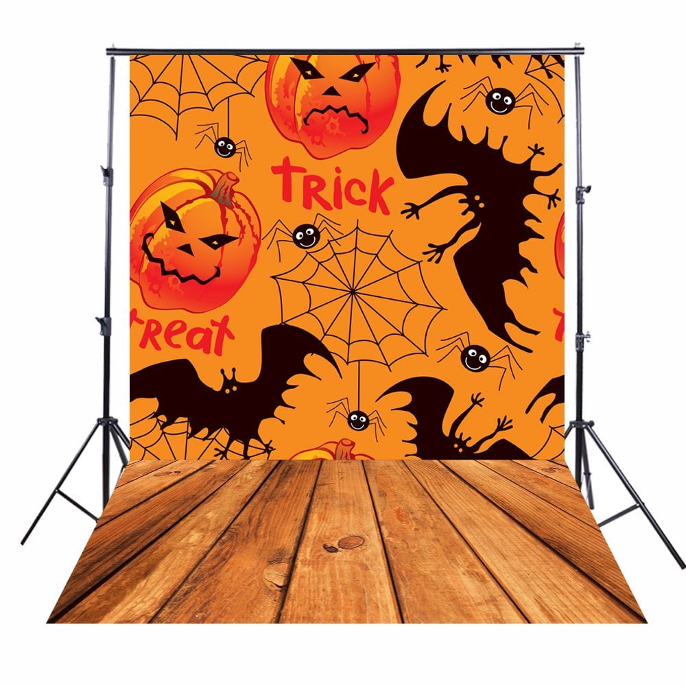 HelloDecor Polyester Fabric 5x7ft Halloween Backdrop Photography