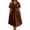 Coffee, variant on Wedding Guest Dresses for Women Plus Size Dresses Trendy Ruffle Short Sleeve Midi Dresses Elegant Wrap V Neck Dress Faux Ruched Smocked Fashion Flowy Dresses