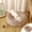 Coffee, variant on Flock Plush Pet Bed Deep Sleep Dog Cat Kennel Removable Washable Cover Anti-Slip Bottom Stain Resistant Odor Control Pet Cushion Mat For Dogs Pet Sleeping Supplies