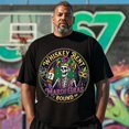 thumbnail image 2 of Big and Tall T Shirts Men Graphic Tee Shirt Short Sleeve Plus Size 6XLT T0 5KPJ G18, 2 of 8