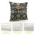 Fenyluxe Navy Blue Boho Pillow Covers,Teal Ethnic Design Throw Pillows