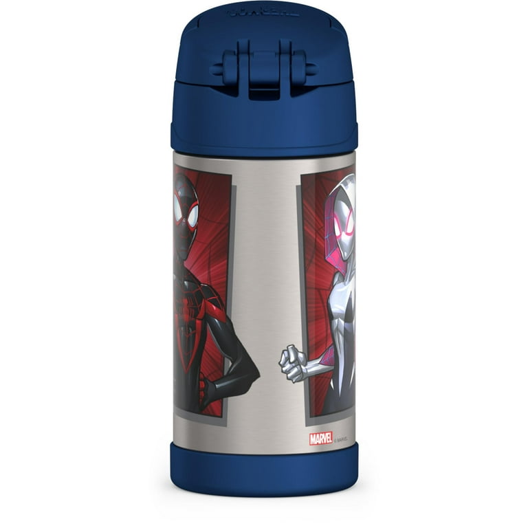 Thermos 12 oz Funtainer Insulated Stainless Steel Warm Beverage Bottle,  Spiderman